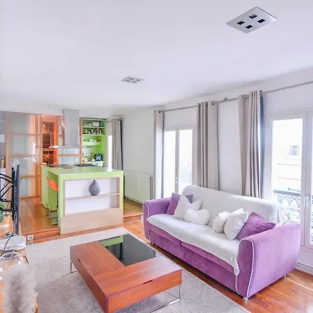 Loft Lumineux Hyper Centre Rer A 5 Min - Parking Gratuit Apartmán