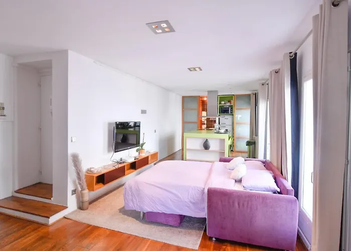 Loft Lumineux Hyper Centre Rer à 5 Min - Parking Gratuit